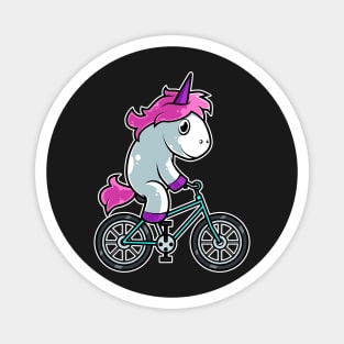 Unicorn Bicycle Cyclist Cycling print Magnet